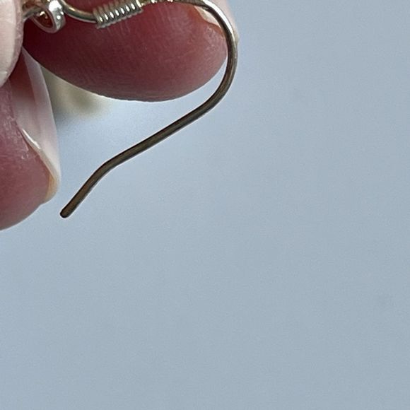 Pacific Pearls Freshwater Pearl Sterling Silver Dangle White Delicate Classic - Picture 3 of 6